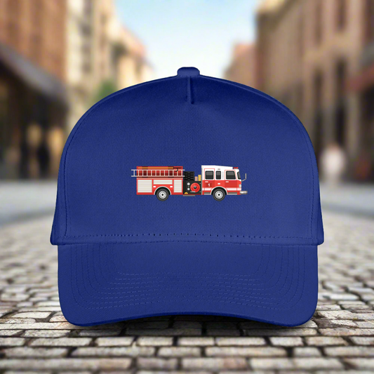 SIE CAPS "FIRE TRUCK" Original Snapback Kid's Baseball Cap - royal blue