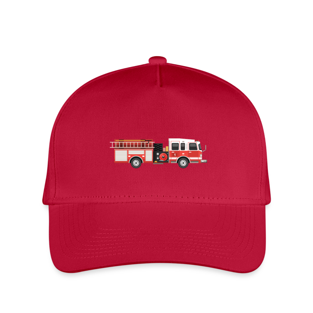 SIE CAPS "FIRE TRUCK" Original Snapback Kid's Baseball Cap - red