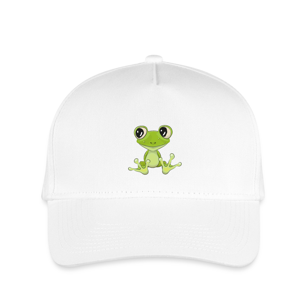 SIE CAPS "FROG "Original Kid's Baseball Cap - white