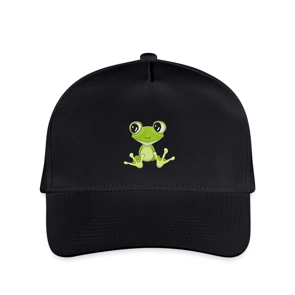 SIE CAPS "FROG "Original Kid's Baseball Cap - black