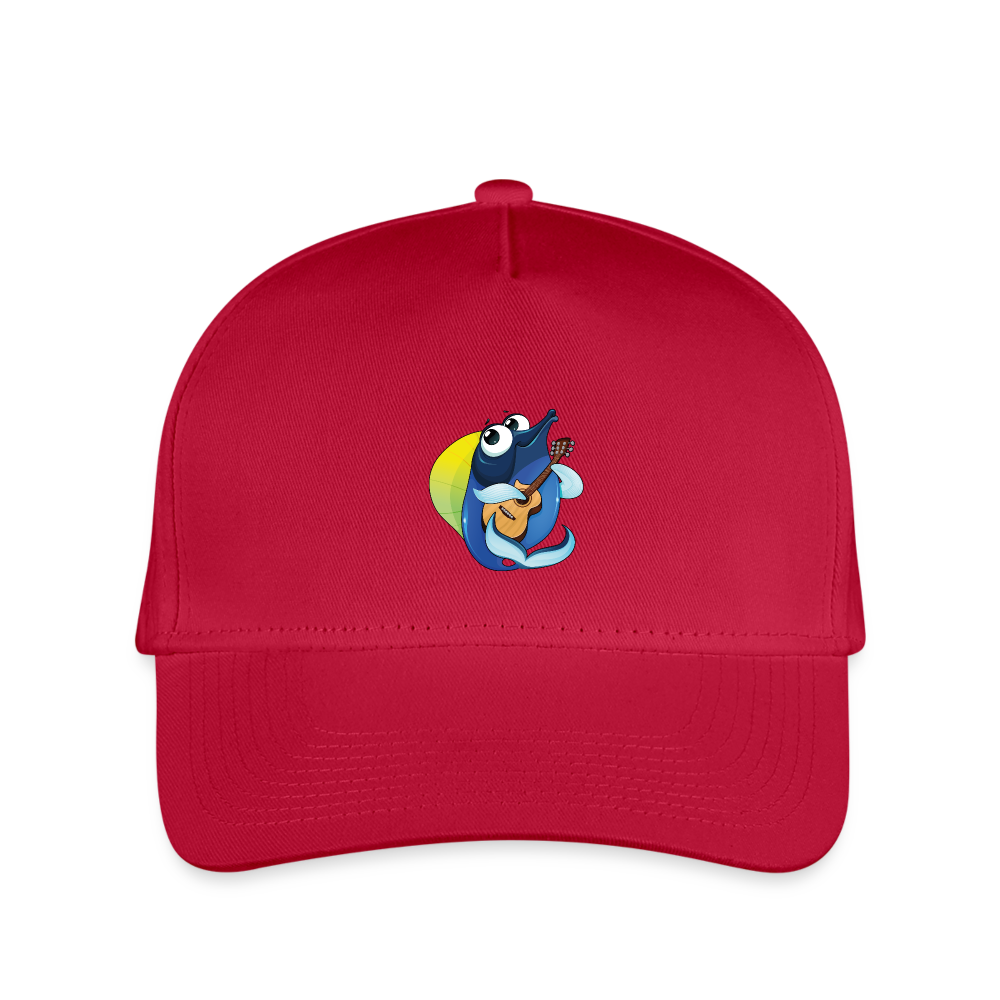 SIE CAPS "Guitarist fish Original Kid's Baseball Cap - red