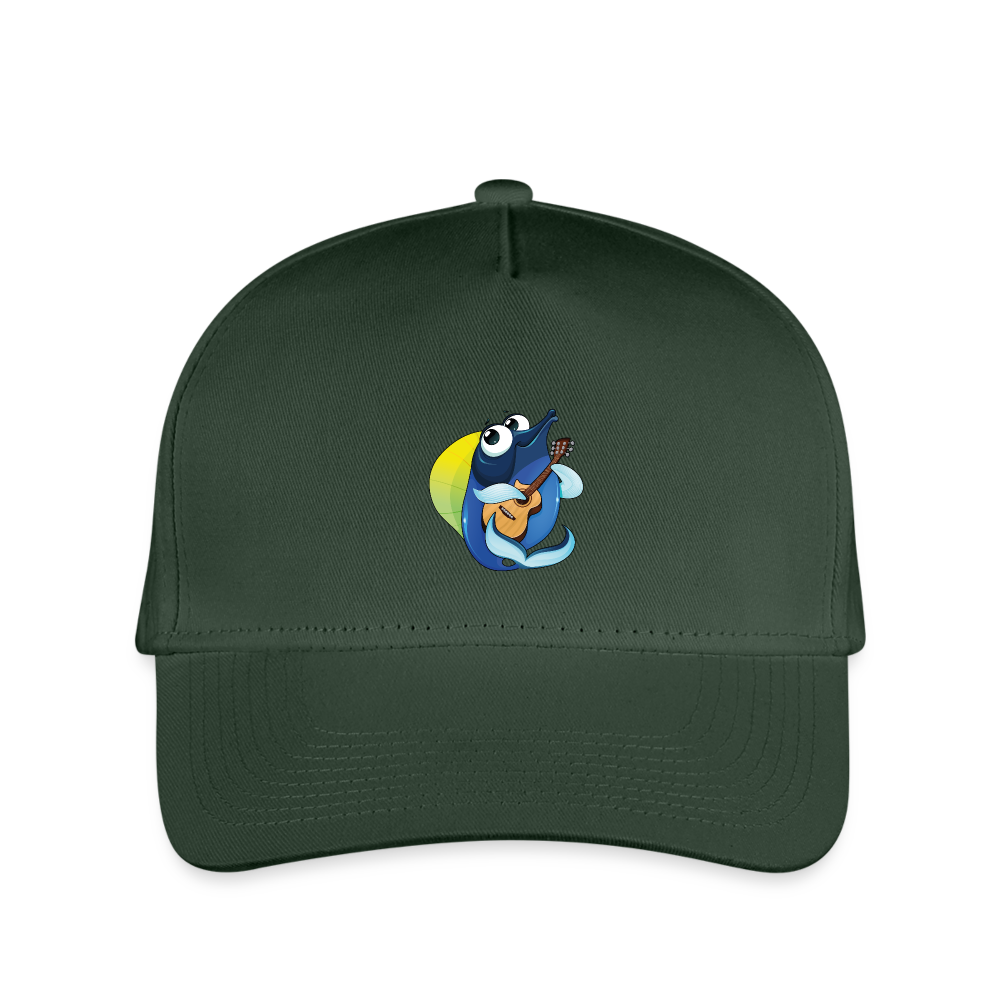 SIE CAPS "Guitarist fish Original Kid's Baseball Cap - forest green