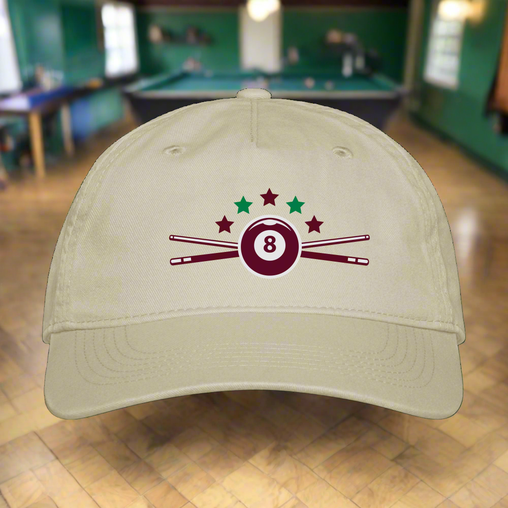 SIE CAPS "BILLARDS" Organic Baseball Cap - khaki