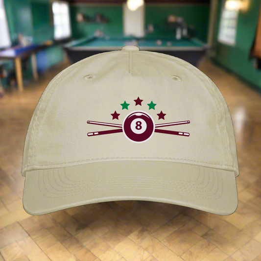SIE CAPS "BILLARDS" Organic Baseball Cap - khaki