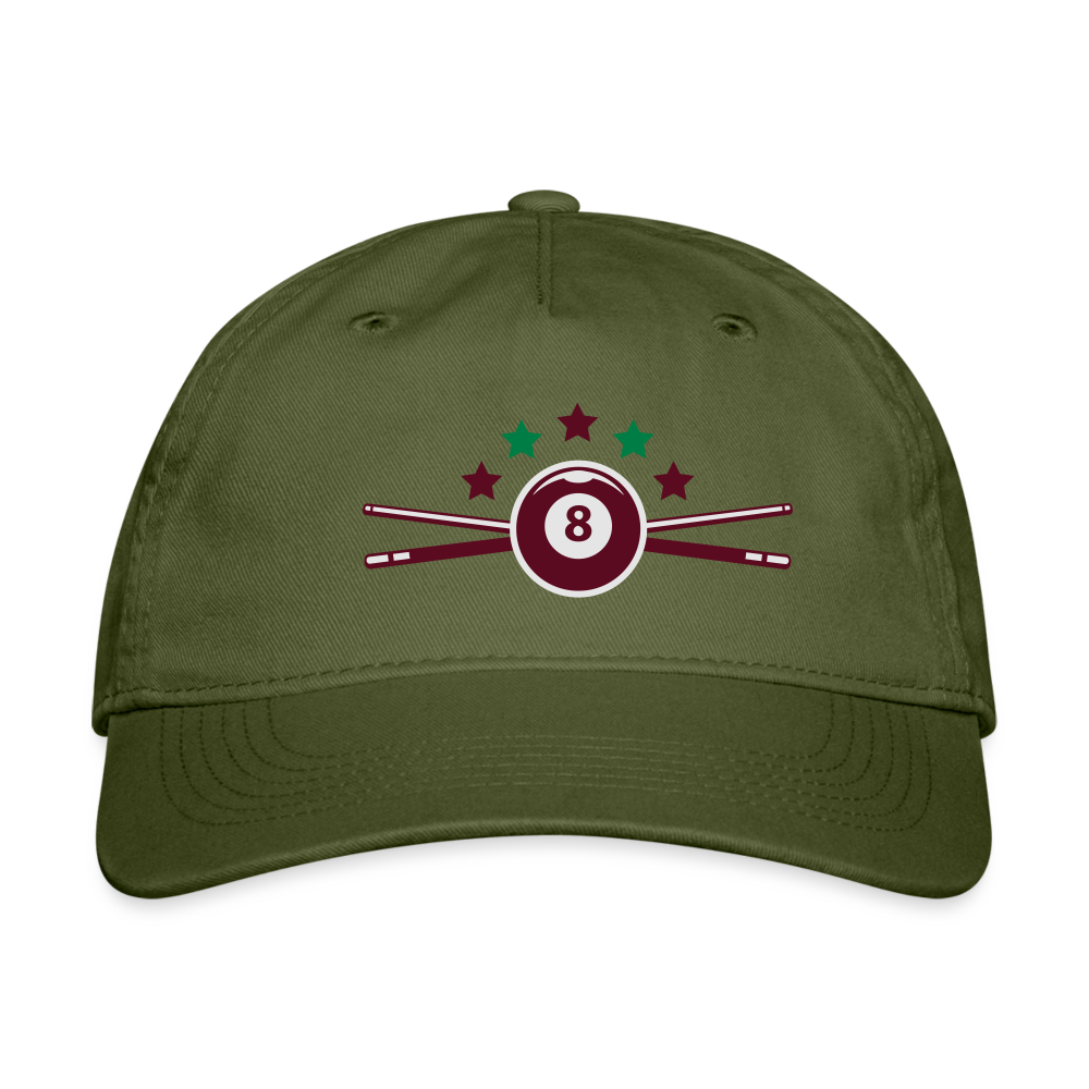 SIE CAPS "BILLARDS" Organic Baseball Cap - olive green