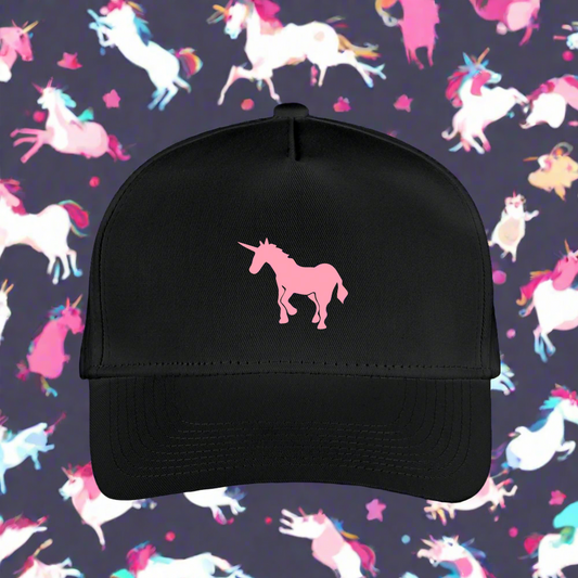 SIE CAPS "UNICORN" Kid's Baseball Cap - black