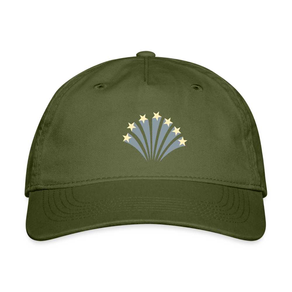 Organic Baseball Cap - olive green