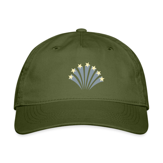 Organic Baseball Cap - olive green