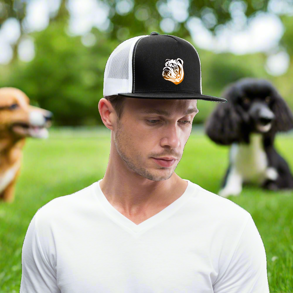 SIE CAPS "BULLDOG" Snapback Vented Cap - black/white