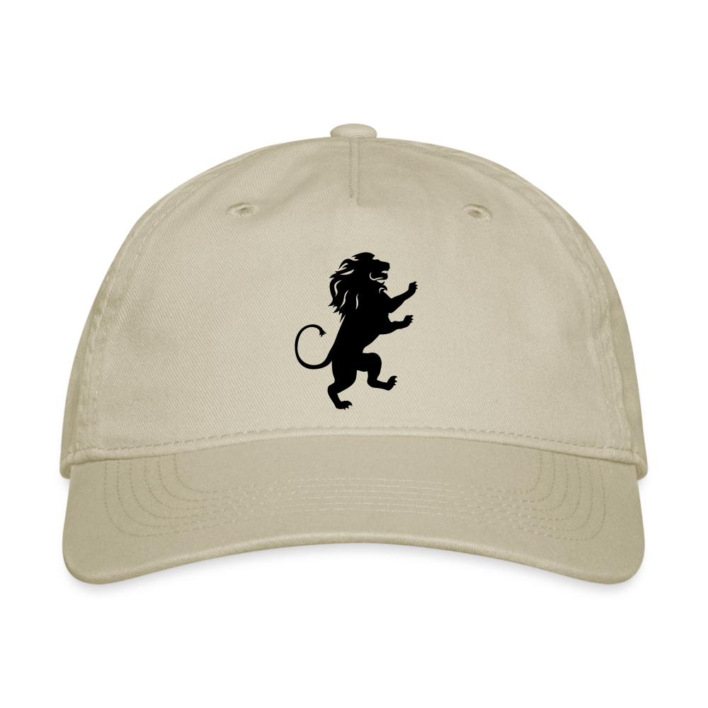 SIE CAPS "LION CREST" Organic Baseball Cap - khaki