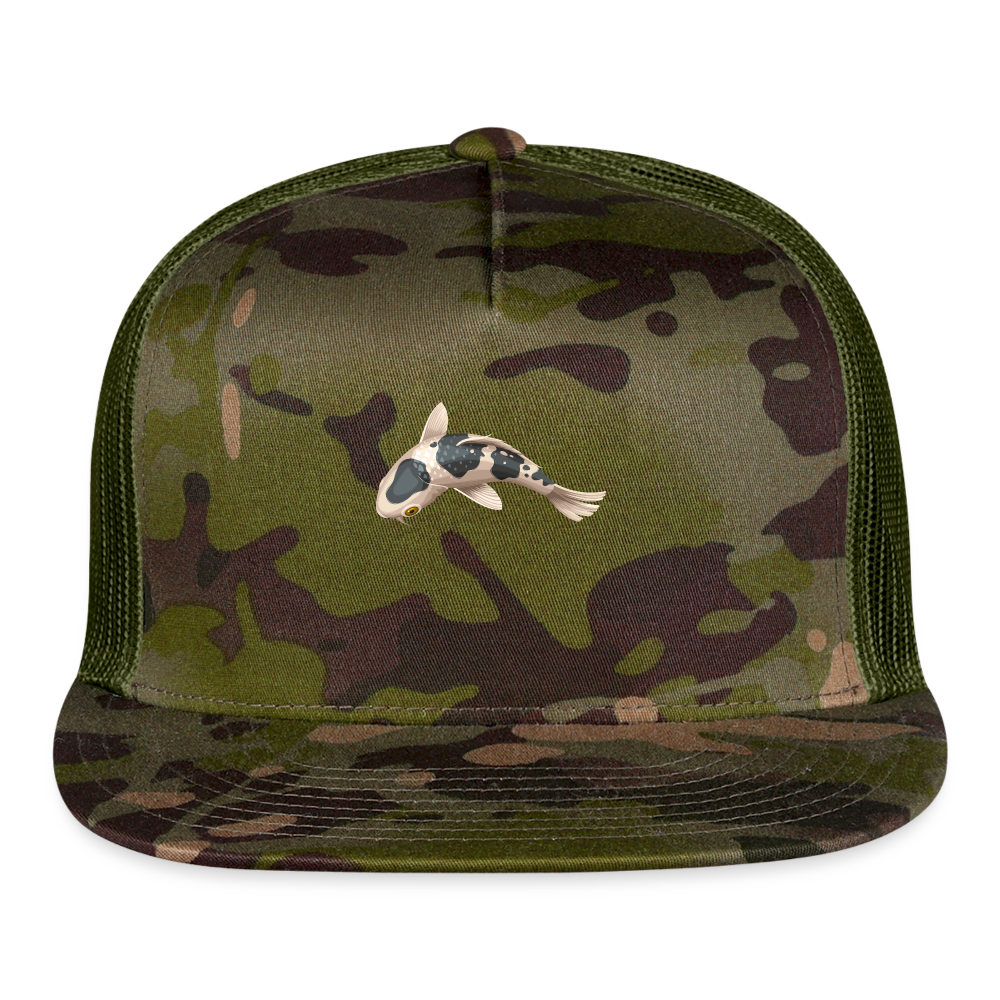 SIE CAPS "CAMO FISH" Vented Snapback Cap - MultiCam\green