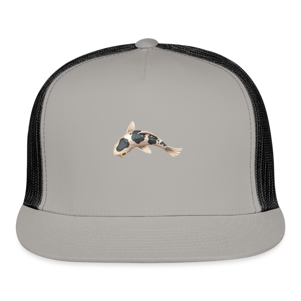 SIE CAPS "CAMO FISH" Vented Snapback Cap - gray/black