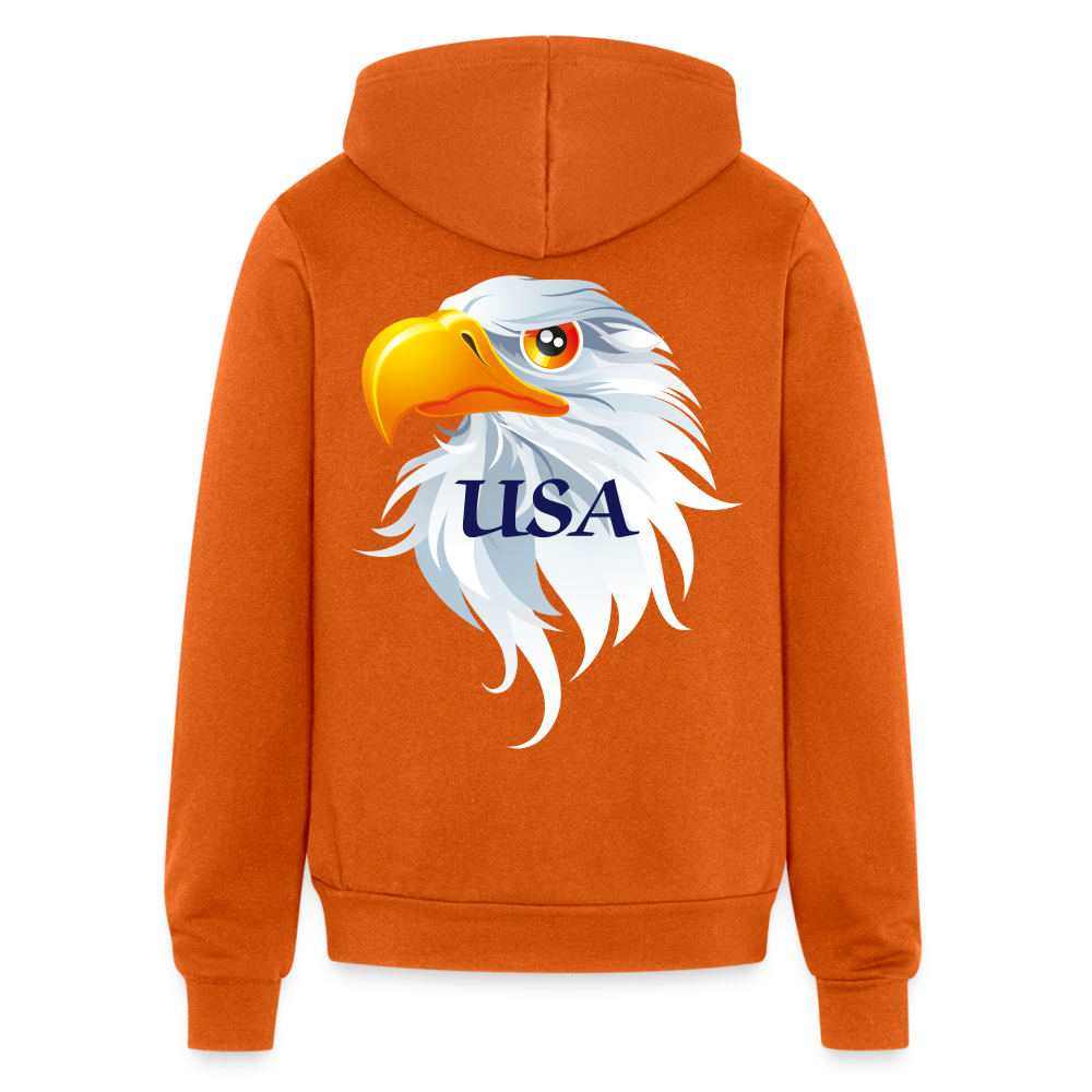 SIE CAPS "AMERICAN EAGLE USA" Bella + Canvas Unisex Full Zip Hoodie - autumn