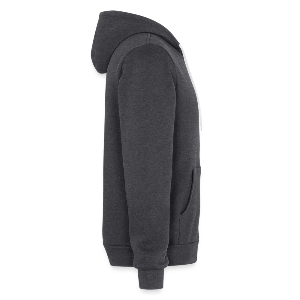 SIE CAPS "AMERICAN EAGLE USA" Bella + Canvas Unisex Full Zip Hoodie - charcoal grey