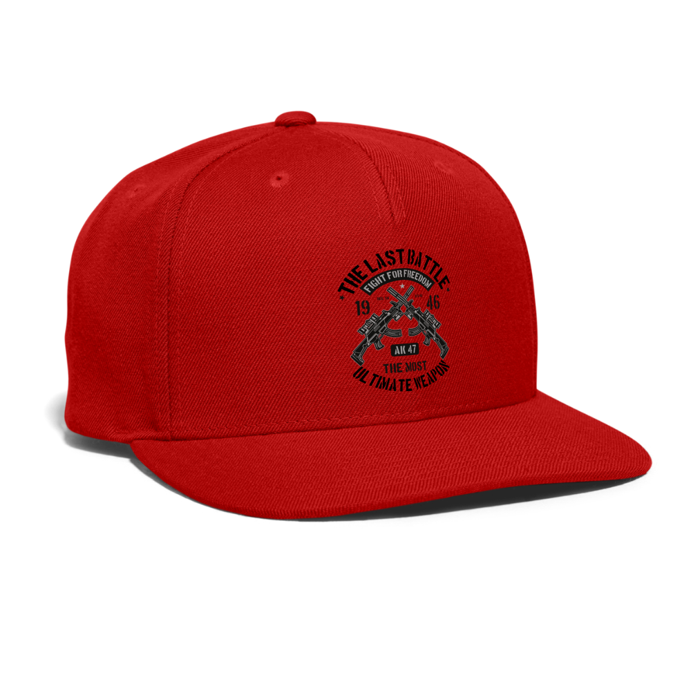 SIE CAPS "THE LAST WEAPON" Snapback Baseball Cap - red