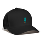SIE CAPS "FOOTBALL PLAYER "Front/Back Design Original FLEXFIT Baseball Cap - black
