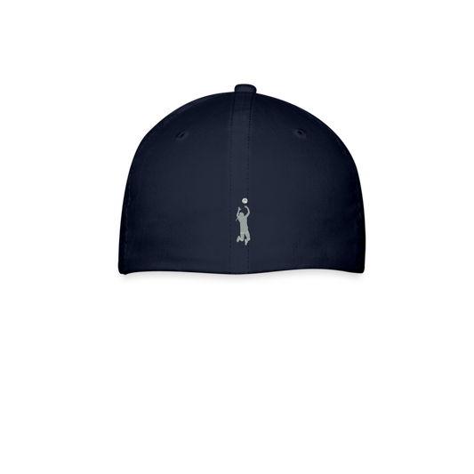 SIE CAPS "VOLLEYBALL" Front / Back Images Original FLEXFIT Baseball Cap - navy