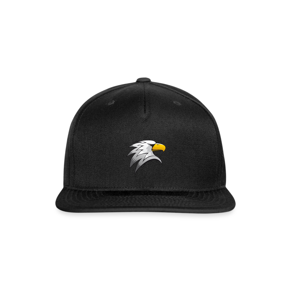 SIE CAPS "BALD EAGLES" Snapback Baseball Cap - black