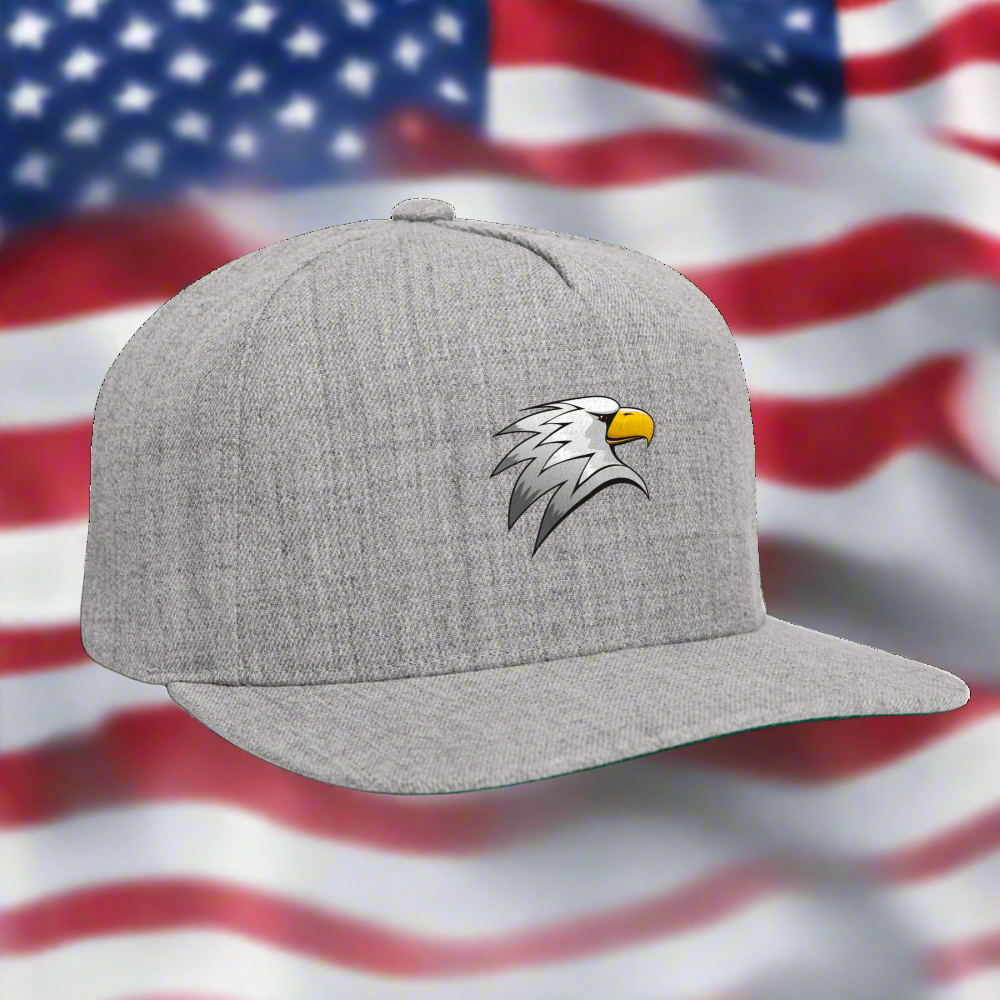 SIE CAPS "BALD EAGLES" Snapback Baseball Cap - heather gray