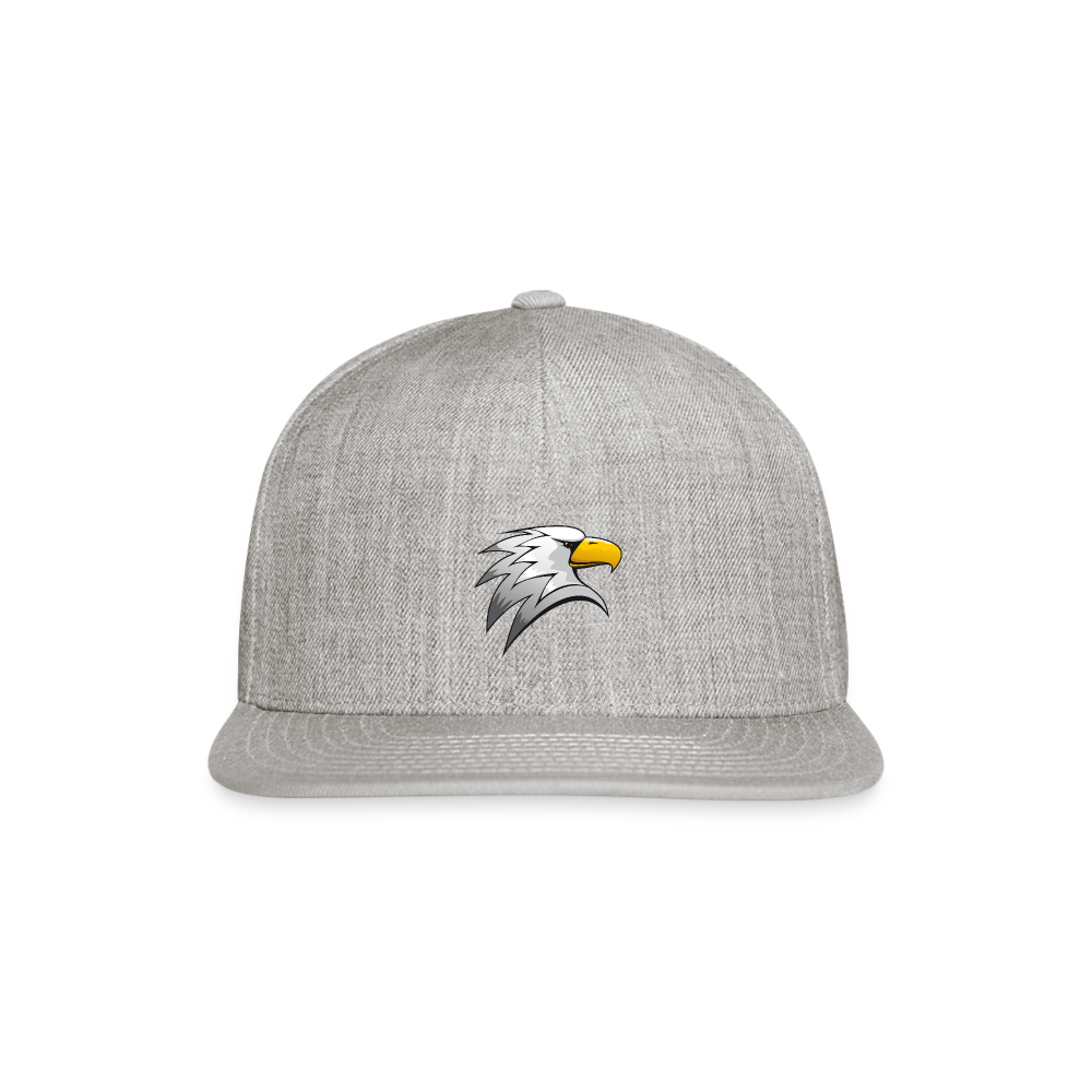 SIE CAPS "BALD EAGLES" Snapback Baseball Cap - heather gray