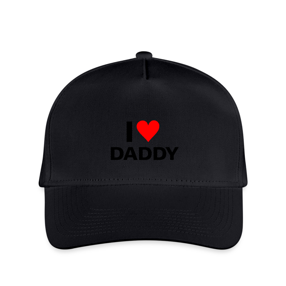 SIE CAPS " I LOVE DADDY" Snapback Kid's Baseball Cap - black