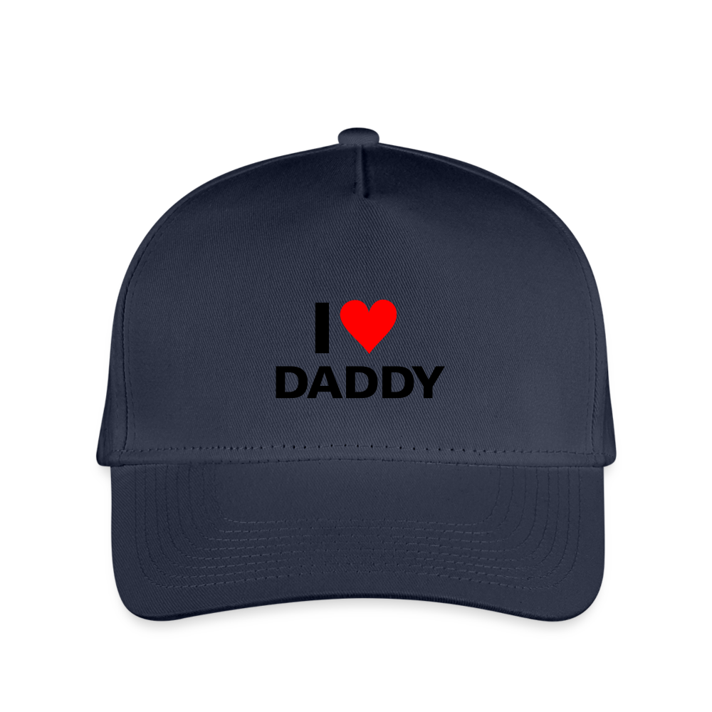 SIE CAPS " I LOVE DADDY" Snapback Kid's Baseball Cap - navy