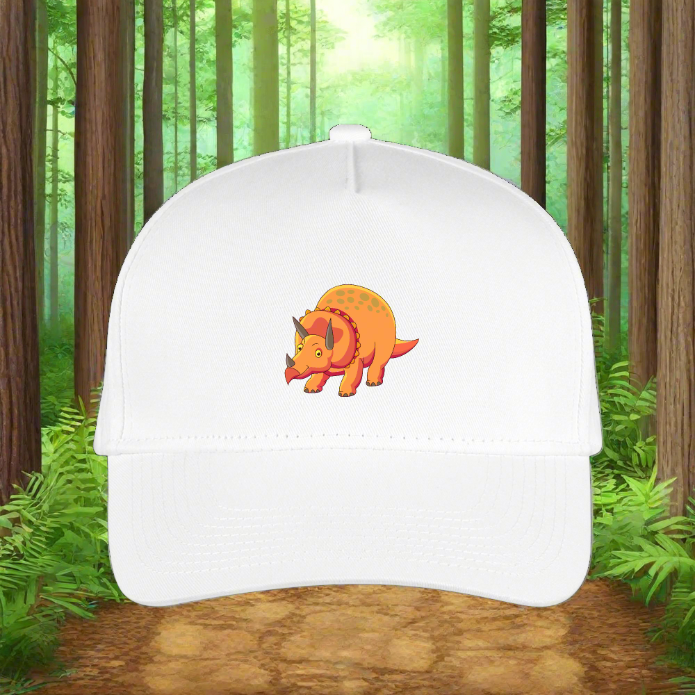 SIE CAPS "TRACY TRICERATOPS" Snapback Kid's Baseball Cap - white