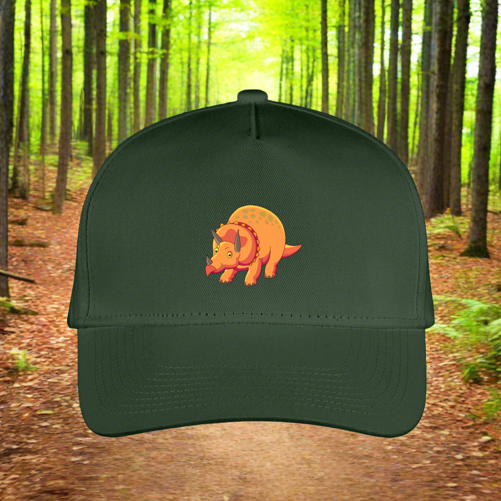 SIE CAPS "TRACY TRICERATOPS" Snapback Kid's Baseball Cap - forest green