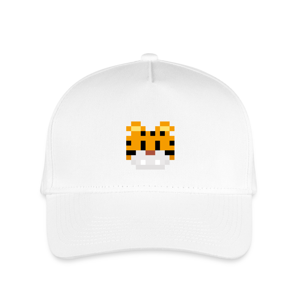 SIE CAPS "PIXEL CAT" Snap back Kid's Baseball Cap - white