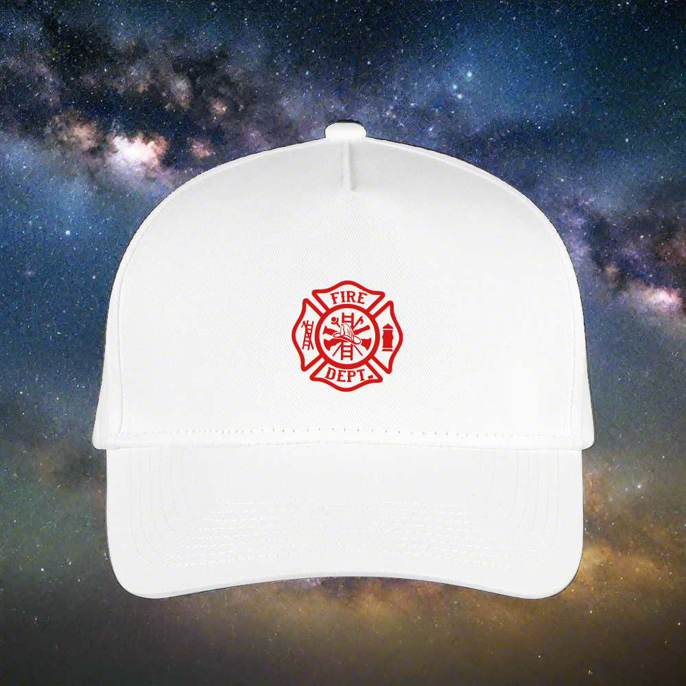 SIE CAPS "FIRE DEPT" Snapback Kid's Baseball Cap - white