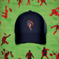 SIE CAPS "ZOMBIE FOOTBALL" Authentic FLEXFIT Baseball Cap - navy