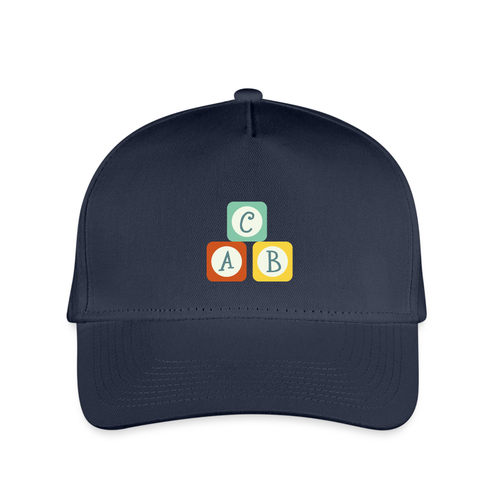 SIE CAPS "ABC" Snapback Kid's Baseball Cap - navy