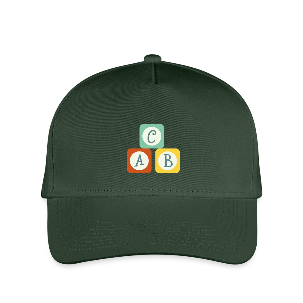 SIE CAPS "ABC" Snapback Kid's Baseball Cap - forest green