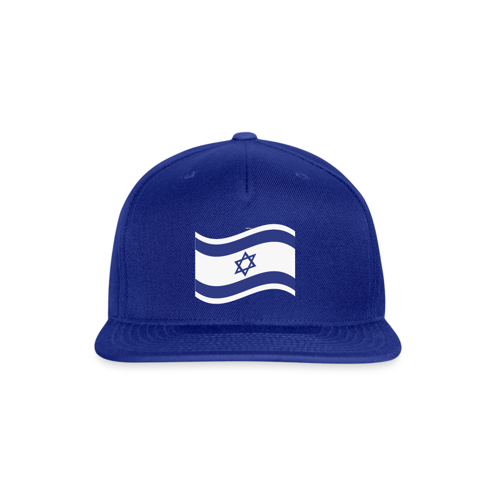 SIE CAPS "ISRAEL FLAG" Snapback Baseball Cap - royal blue