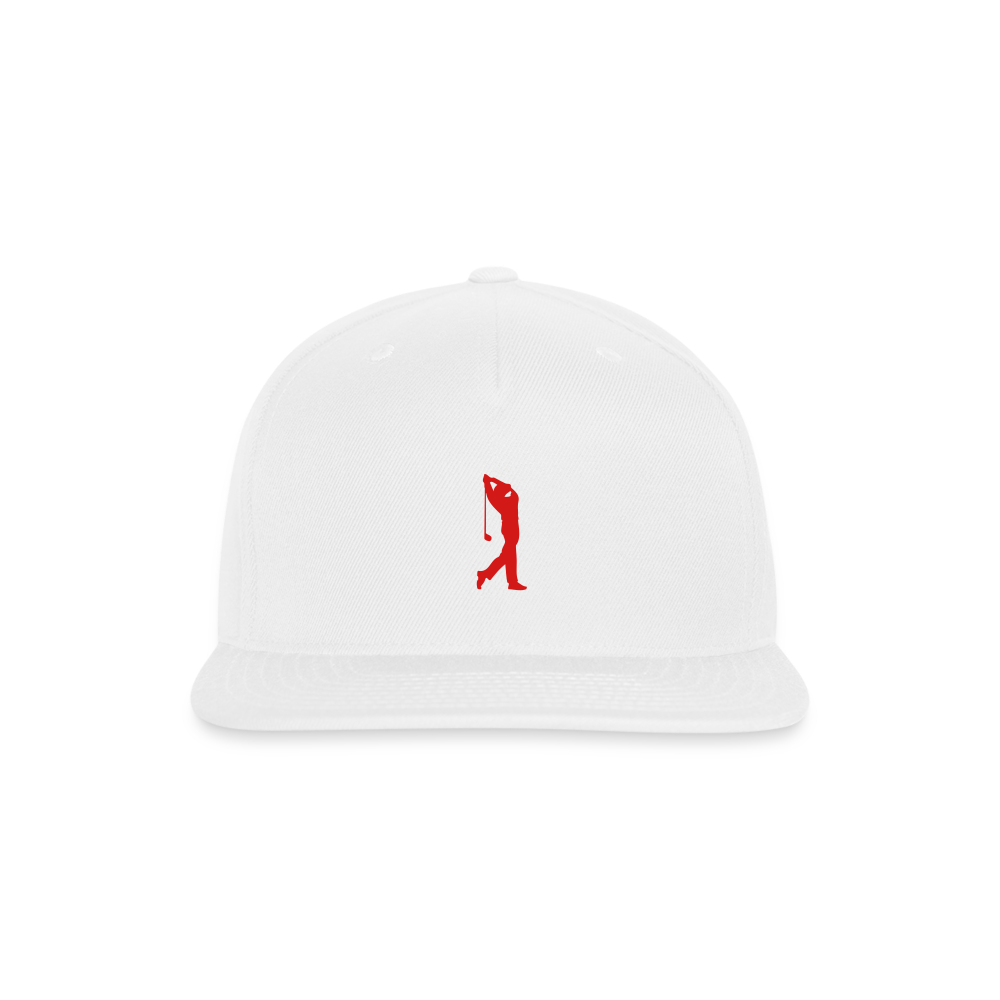 SIE CAPS "GOLFER" Authentic Snapback Baseball Cap - white