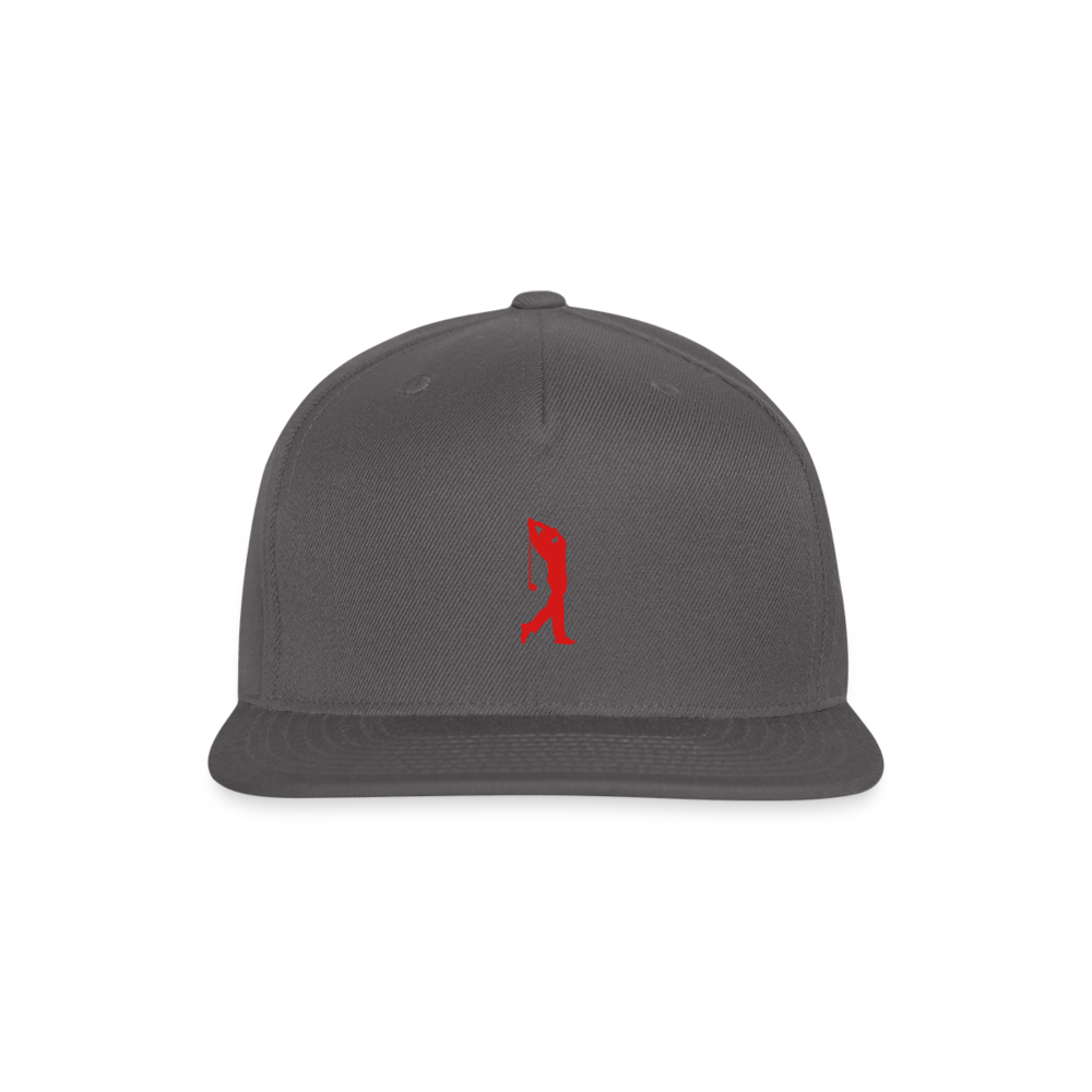 SIE CAPS "GOLFER" Authentic Snapback Baseball Cap - dark grey