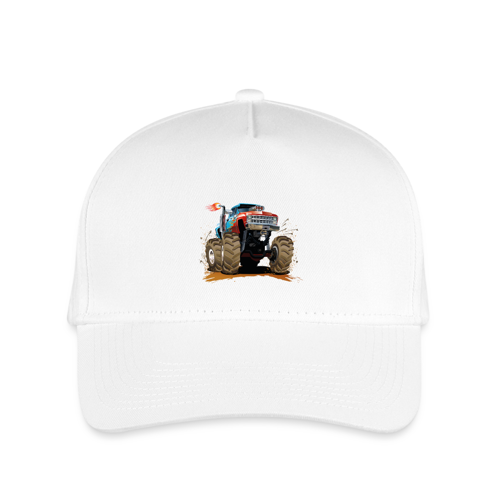 SIE CAPS "MONSTER TRUCK" Snapback Kid's Baseball Cap - white