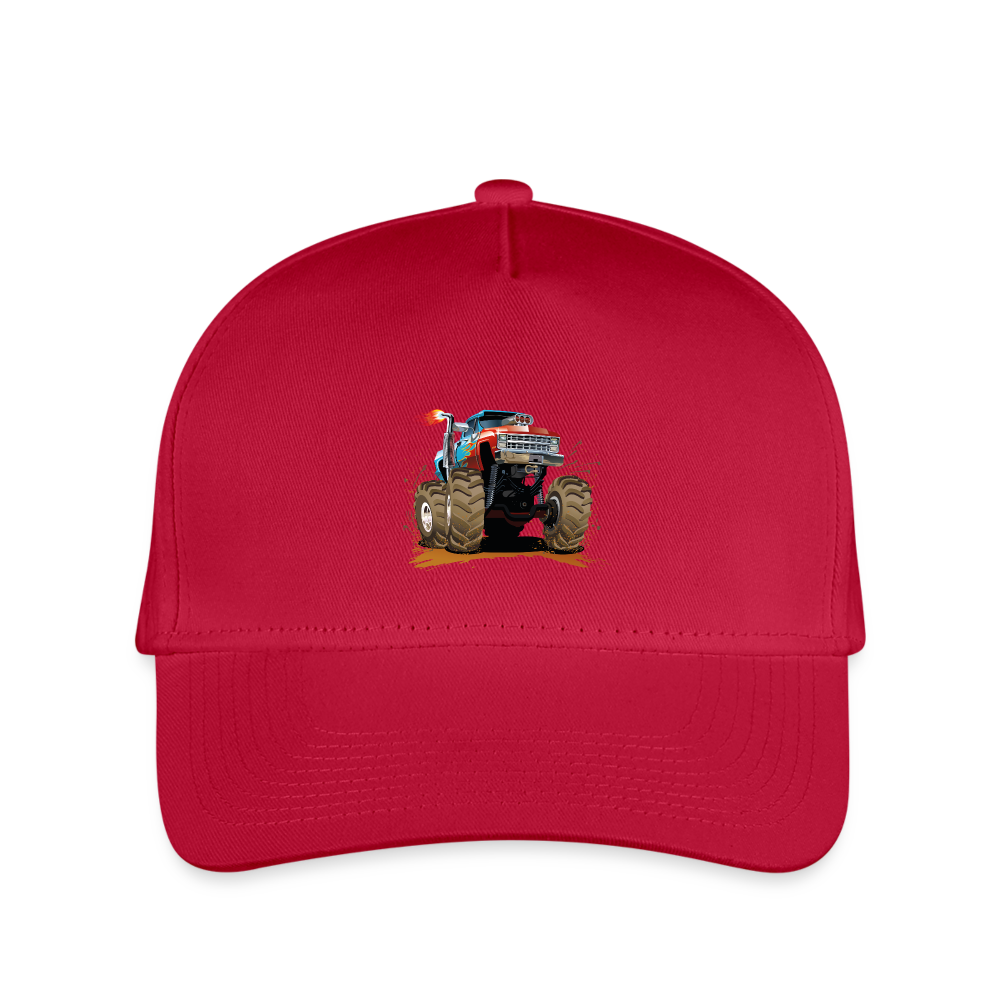 SIE CAPS "MONSTER TRUCK" Snapback Kid's Baseball Cap - red