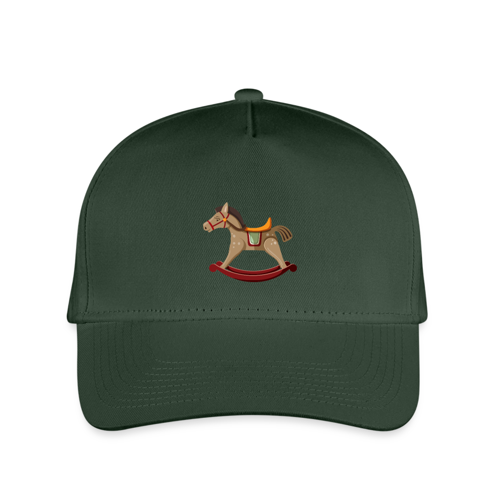 SIE CAPS "ROCKING HORSE" Snapback Kid's Baseball CapKid's Baseball Cap - forest green