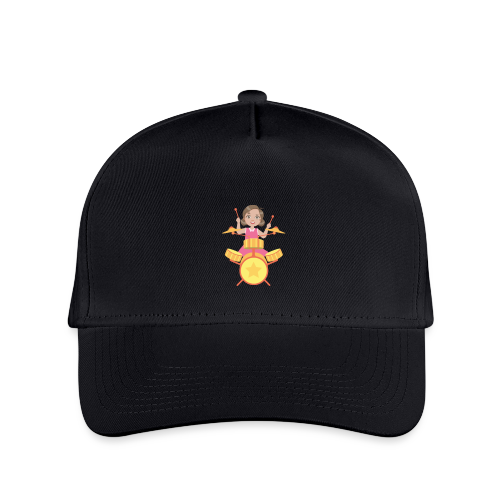 SIE CAPS "LITTLE DRUMMER GIRL" Snapback Kid's Baseball Cap - black