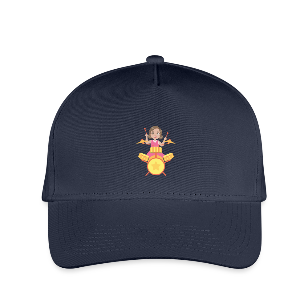 SIE CAPS "LITTLE DRUMMER GIRL" Snapback Kid's Baseball Cap - navy