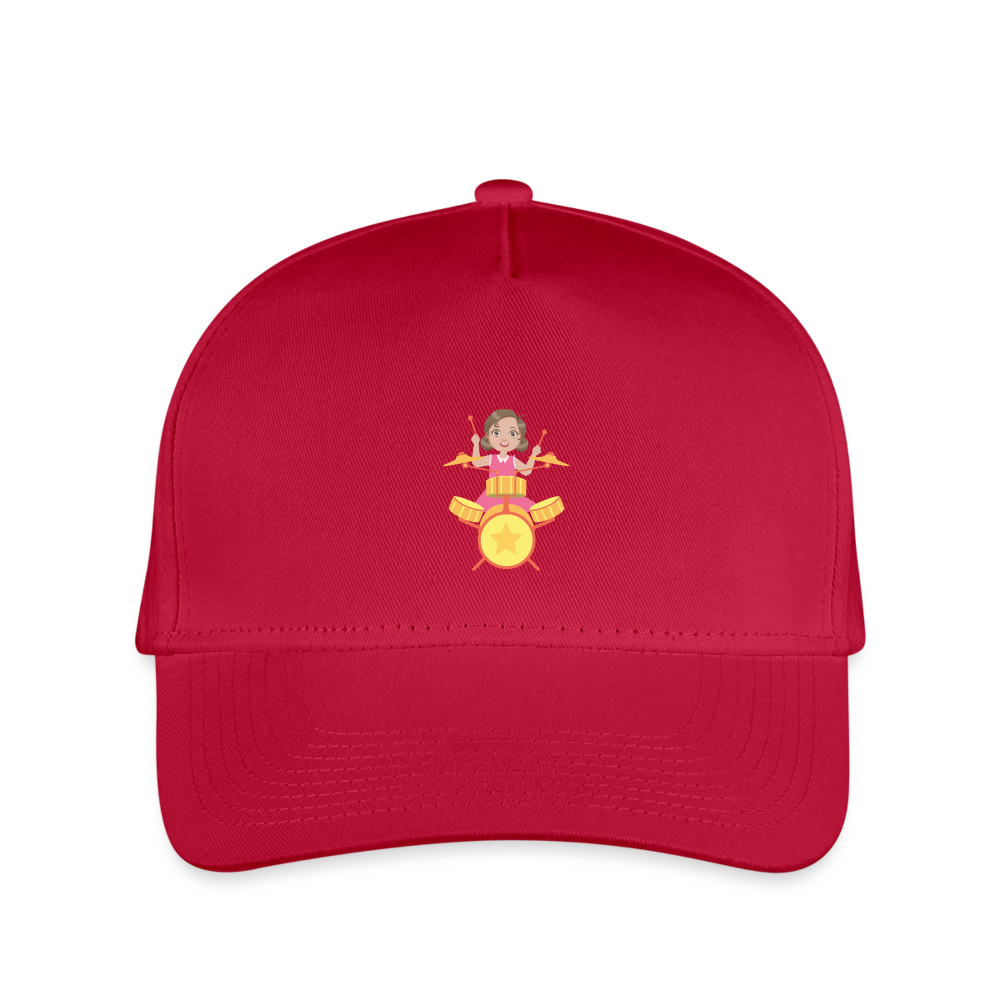 SIE CAPS "LITTLE DRUMMER GIRL" Snapback Kid's Baseball Cap - red