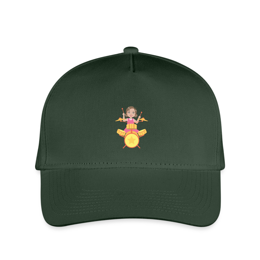 SIE CAPS "LITTLE DRUMMER GIRL" Snapback Kid's Baseball Cap - forest green