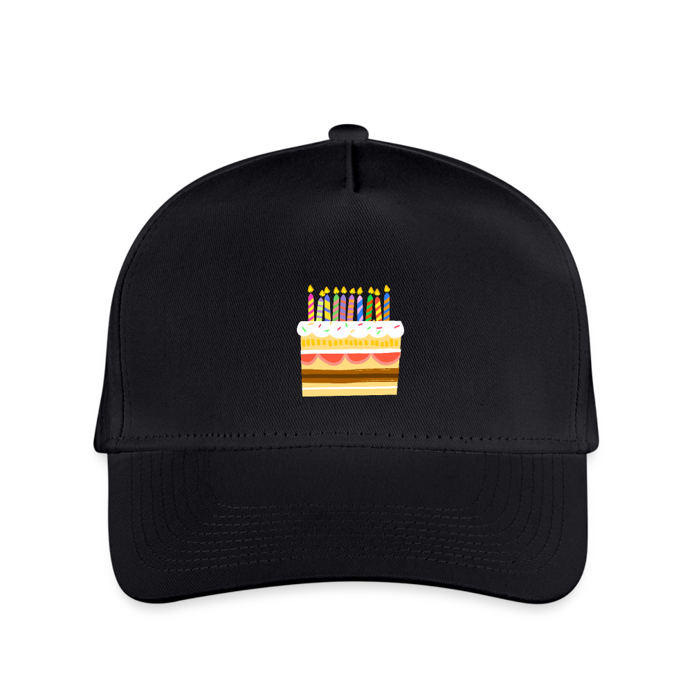 SIE CAPS "BIRTHDAY CAKE" Snapback Kid's Baseball Cap - black