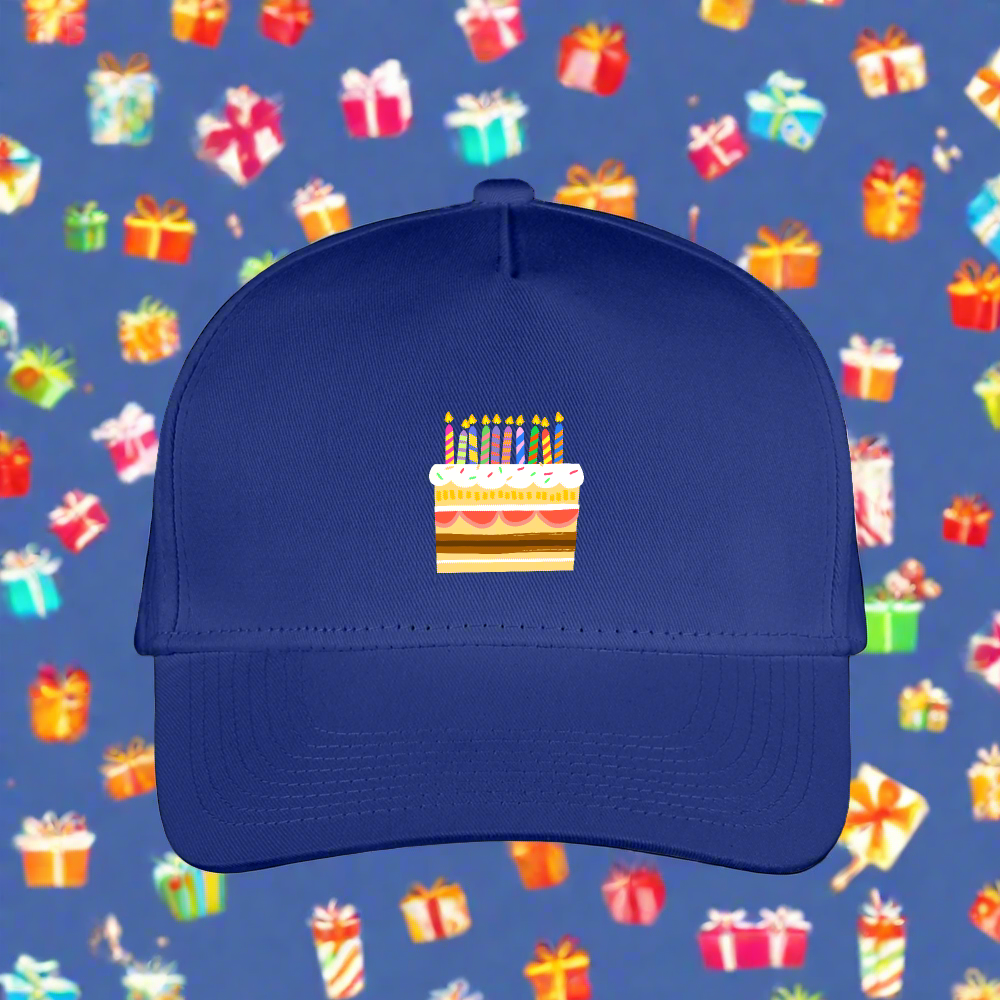 SIE CAPS "BIRTHDAY CAKE" Snapback Kid's Baseball Cap - royal blue