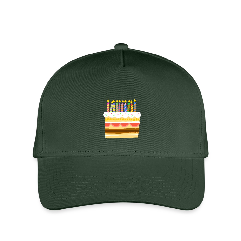 SIE CAPS "BIRTHDAY CAKE" Snapback Kid's Baseball Cap - forest green