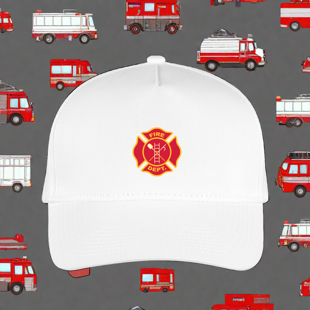 SIE CAPS "OUR LITTLE FIREMAN Kid's Baseball Cap - white