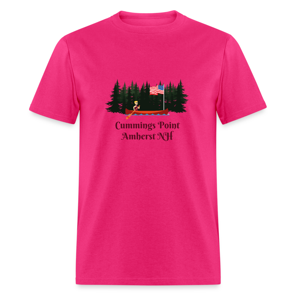 SIE CAPS "Cummings Point" Unisex Classic T-Shirt - fuchsia