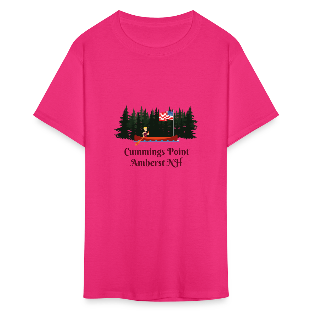 SIE CAPS "Cummings Point" Unisex Classic T-Shirt - fuchsia
