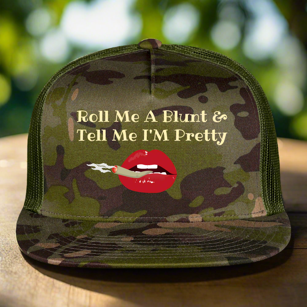 SIE CAPS "Roll Me A Blunt" CamoTrucker Cap - MultiCam\green